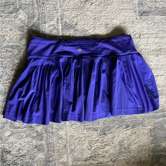 lululemon athletica Dresses & Skirts - Lululemon Pleated Purple Tennis Skirt Size 8